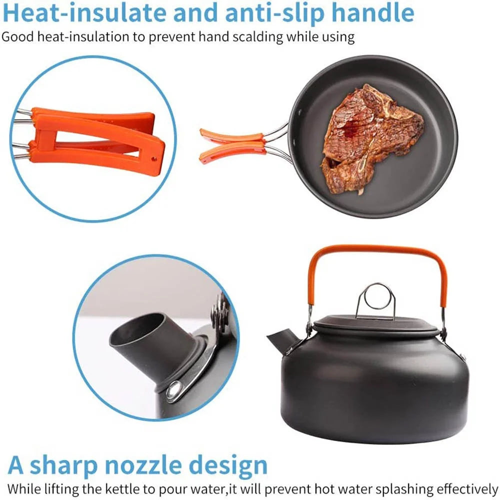 Camping Cookware Set (Non-stick)